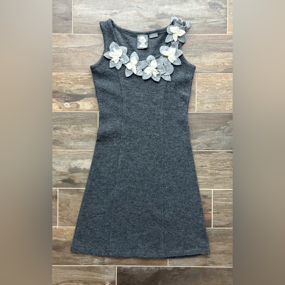 Anthropologie Girls From Savoy Wool Sleeveless A Line Dress XS